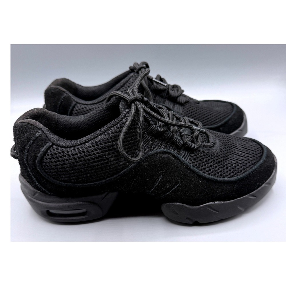 Bloch Boost DRT S0538 Black Mesh Split Sole Dance Sneakers Womens 9.5 Mens 7.5 - Picture 2 of 13
